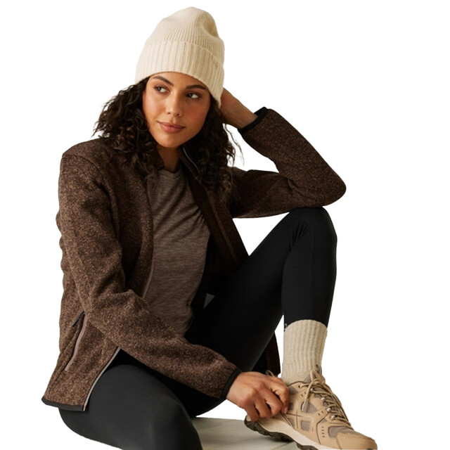 Regatta Dames newhill full zip fleecejack UTRG12326_mocha large