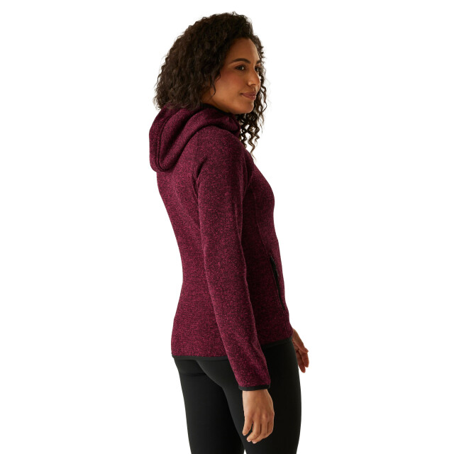 Regatta Dames newhill fleecejas met capuchon UTRG12331_darkpimento large Regatta Dames newhill fleecejas met capuchon UTRG12331_darkpimento large