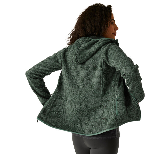Regatta Dames newhill fleecejas met capuchon UTRG12331_greenhaze large Regatta Dames newhill fleecejas met capuchon UTRG12331_greenhaze large