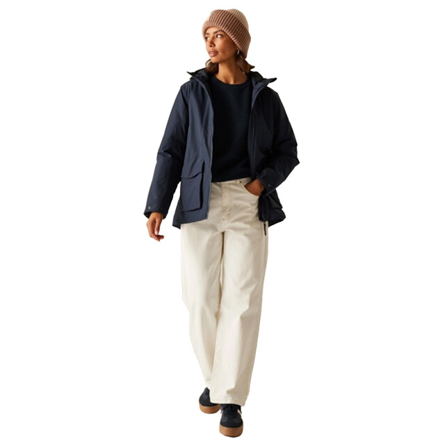 Regatta Dames melane geïsoleerde waterdichte jas UTRG12343_navyblack large