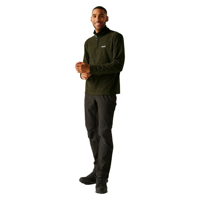 Regatta Heren thompson marl half zip fleecejack UTRG12347_olivenight large