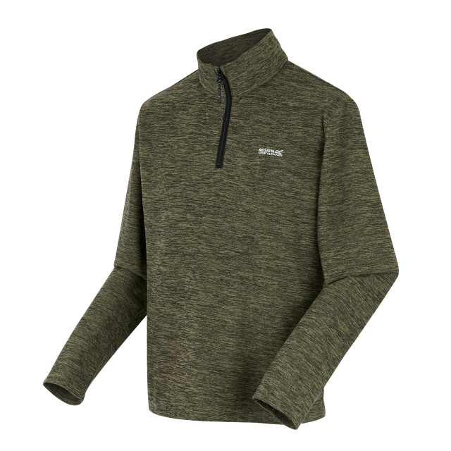 Regatta Heren thompson marl half zip fleecejack UTRG12347_oilgreen large