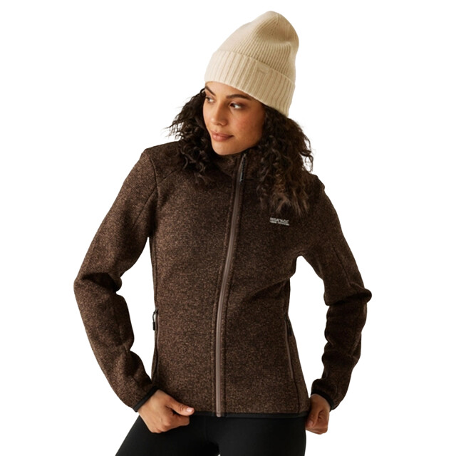 Regatta Dames newhill full zip fleecejack UTRG12326_mocha large