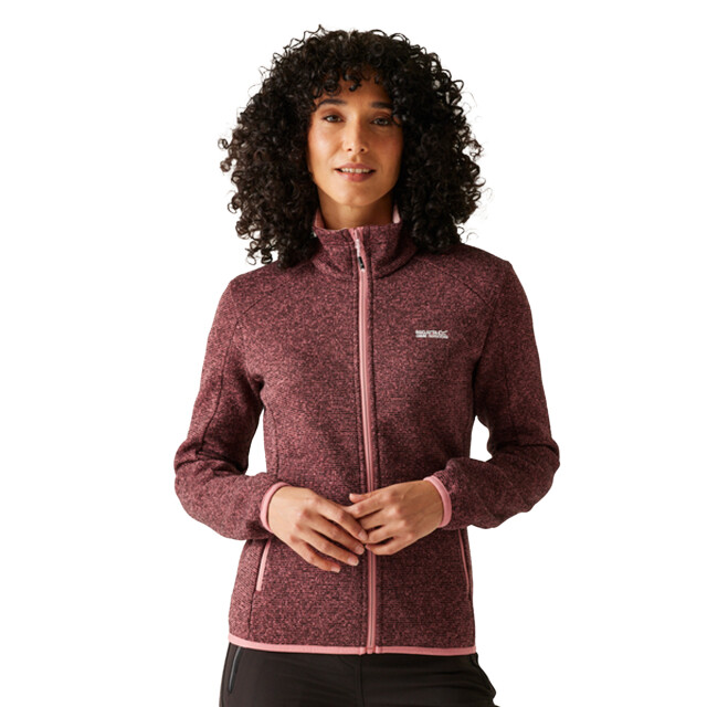 Regatta Dames newhill full zip fleecejack UTRG12326_dustyrose large Regatta Dames newhill full zip fleecejack UTRG12326_dustyrose large