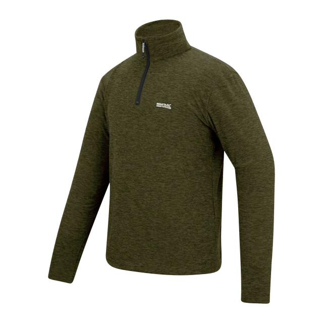 Regatta Heren thompson marl half zip fleecejack UTRG12347_olivenight large
