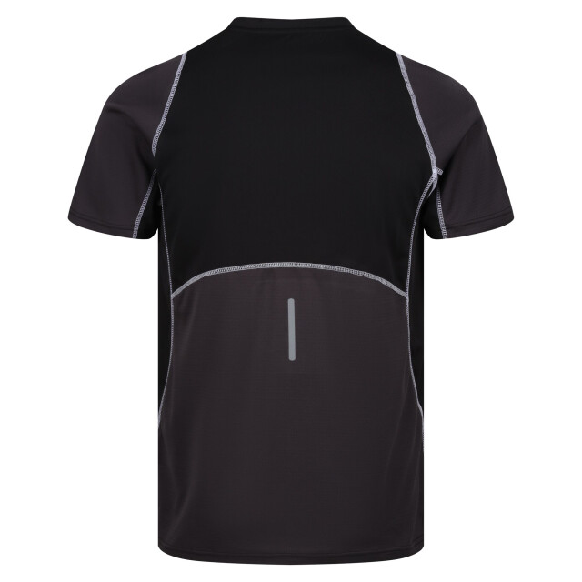 Regatta Heren virda iv t-shirt UTRG9799_ashblack large