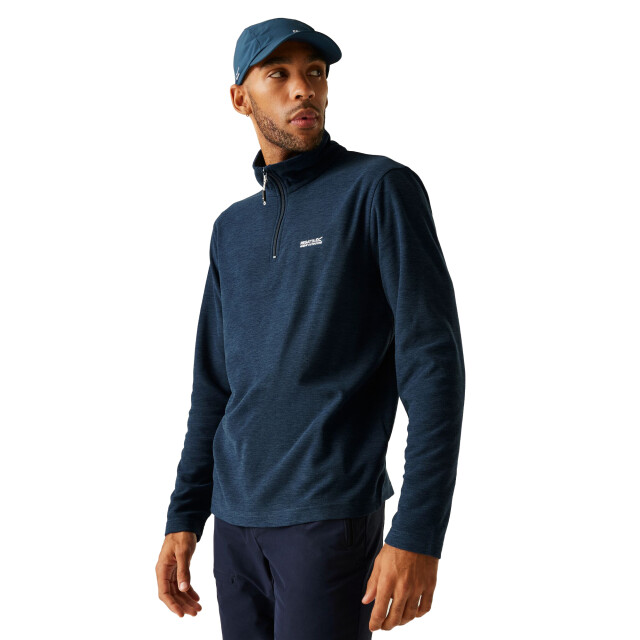 Regatta Heren thompson marl half zip fleecejack UTRG12347_moonlightdenim large