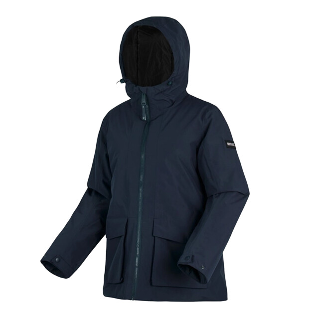 Regatta Dames melane geïsoleerde waterdichte jas UTRG12343_navyblack large