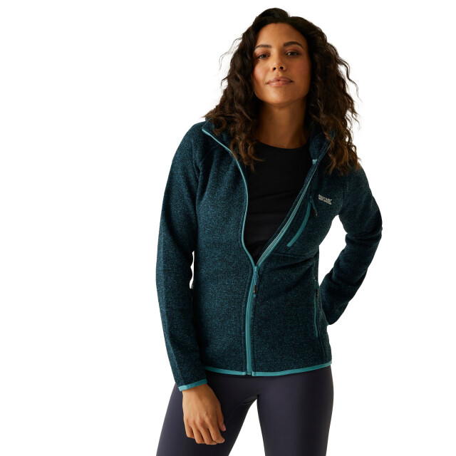 Regatta Dames newhill fleecejas met capuchon UTRG12331_moroccanblue large Regatta Dames newhill fleecejas met capuchon UTRG12331_moroccanblue large
