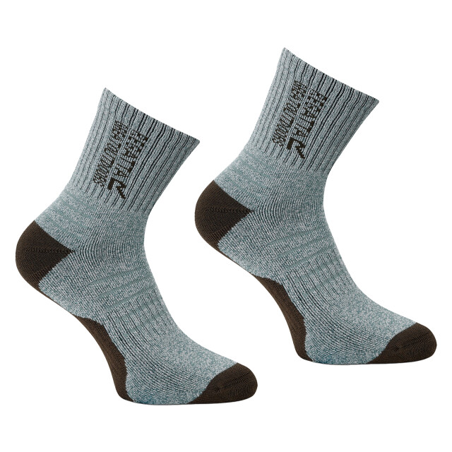 Regatta Dames bamboe crew sokken UTRG12348_sprucegreengreymist large