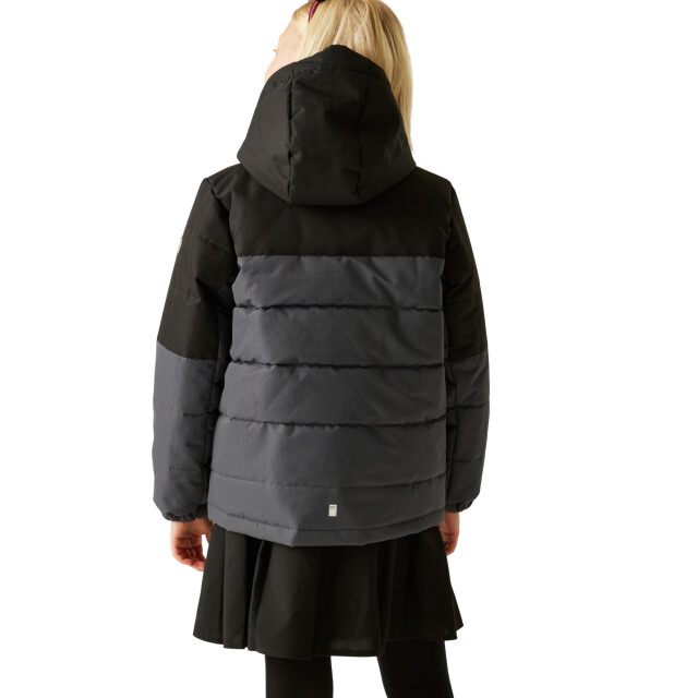 Regatta Lofthouse geïsoleerde jas voor kinderen/kinderen UTRG12310_blacksealgrey large