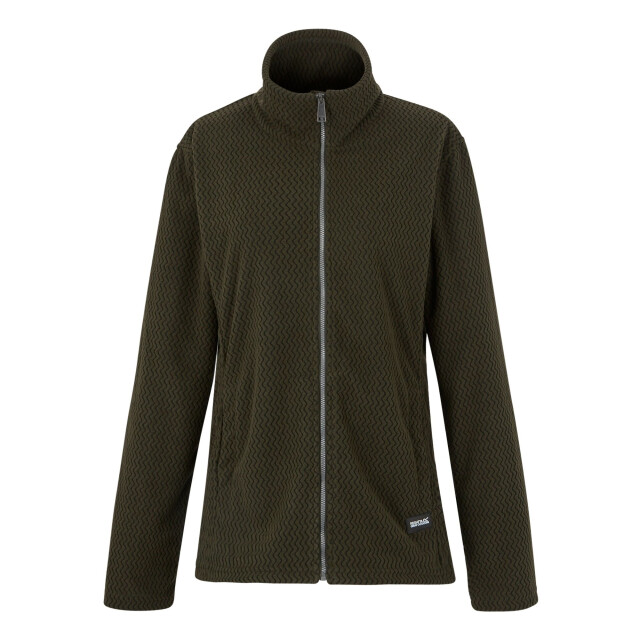 Regatta Dames heidy full zip fleece UTRG12315_darkkhaki large