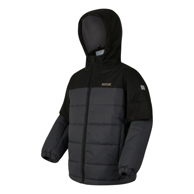 Regatta Lofthouse geïsoleerde jas voor kinderen/kinderen UTRG12310_blacksealgrey large