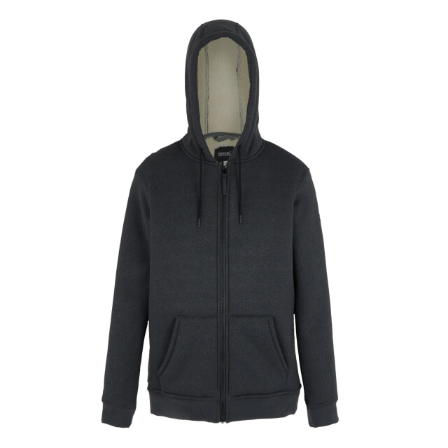 Regatta Heren naddle fleece full zip hoodie UTRG12321_black large Regatta Heren naddle fleece full zip hoodie UTRG12321_black large