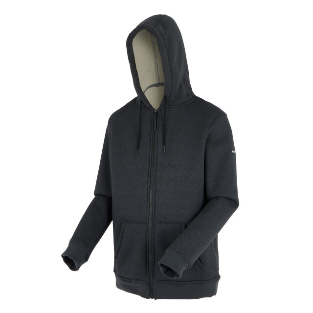 Regatta Heren naddle fleece full zip hoodie UTRG12321_black large Regatta Heren naddle fleece full zip hoodie UTRG12321_black large