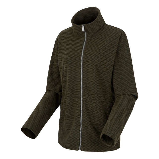 Regatta Dames heidy full zip fleece UTRG12315_darkkhaki large