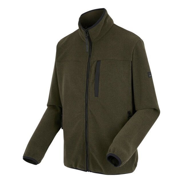 Regatta Heren aidey fleece full zip hoodie UTRG12322_olivegreen large Regatta Heren aidey fleece full zip hoodie UTRG12322_olivegreen large
