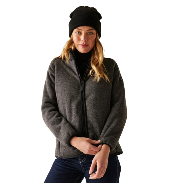 Regatta Dames mellrey full zip fleece UTRG12316_black large