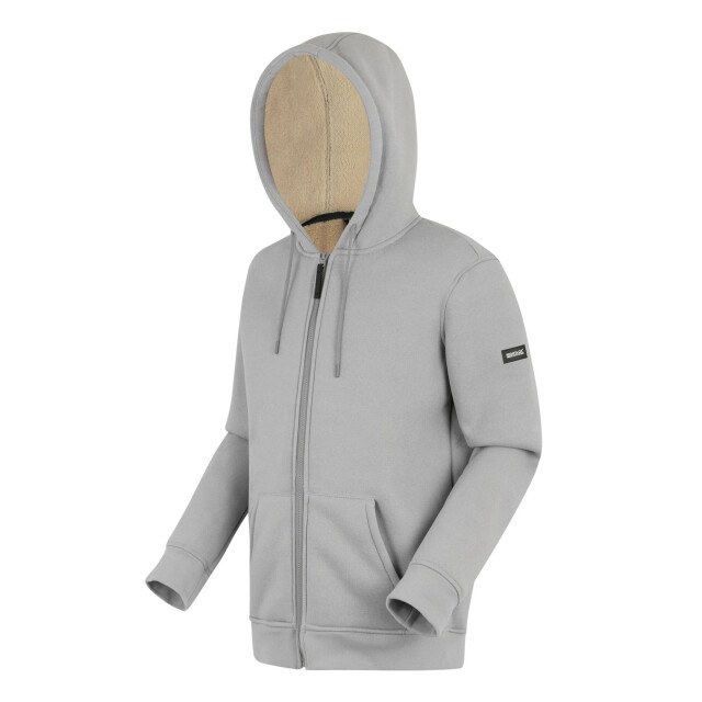 Regatta Heren naddle fleece full zip hoodie UTRG12321_greymarl large Regatta Heren naddle fleece full zip hoodie UTRG12321_greymarl large