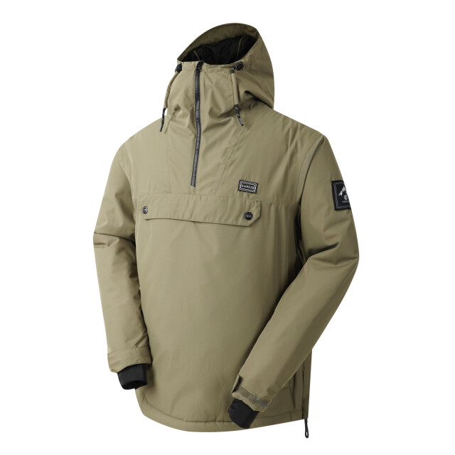 Dare2b Heren freeride ii colour block overhead ski jas UTRG12292_olivegreen large