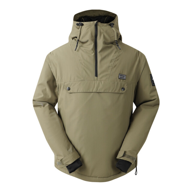 Dare2b Heren freeride ii colour block overhead ski jas UTRG12292_olivegreen large