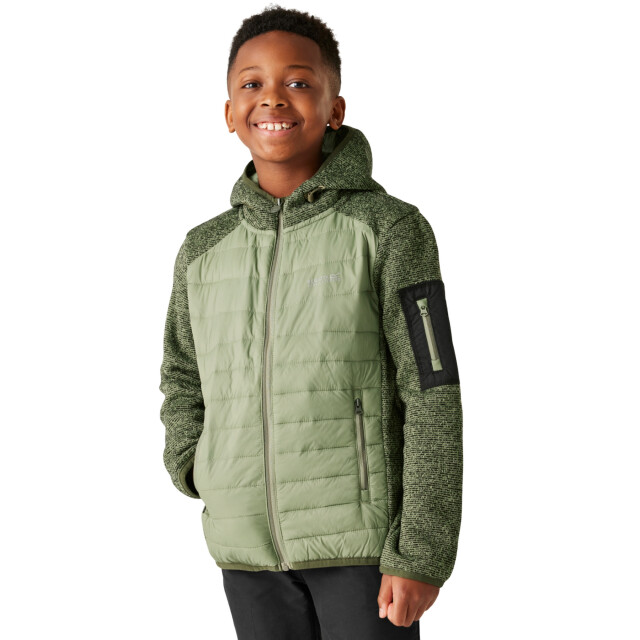 Regatta Kinder/kinder newhill hybride jas UTRG12308_oilgreen large