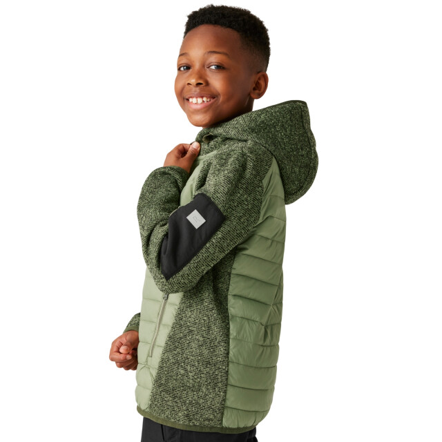 Regatta Kinder/kinder newhill hybride jas UTRG12308_oilgreen large