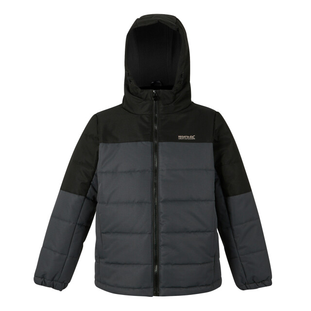 Regatta Lofthouse geïsoleerde jas voor kinderen/kinderen UTRG12310_blacksealgrey large
