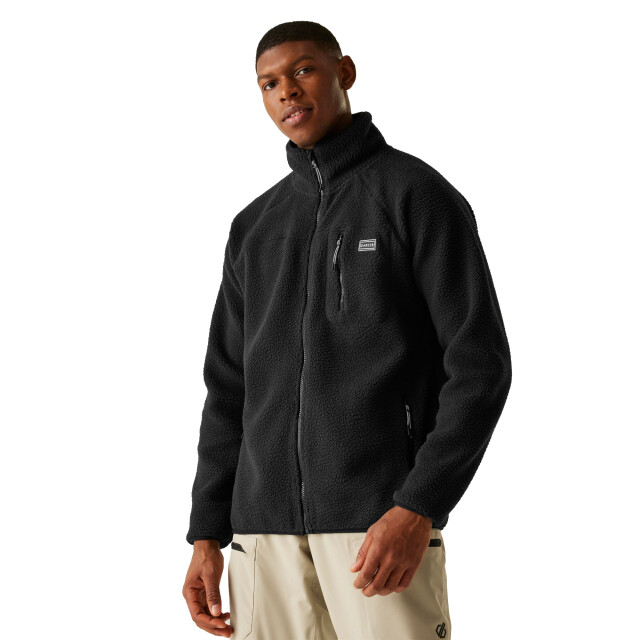 Dare2b Heren camber gerecycled polyester fleece UTRG12266_black large