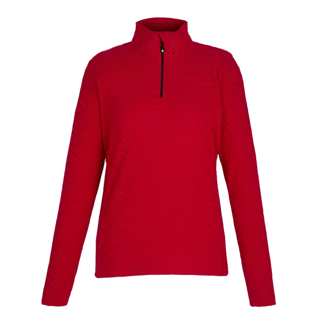 Dare2b Dames glamourize iii quilted quarter zip midlayer UTRG12284_truered large