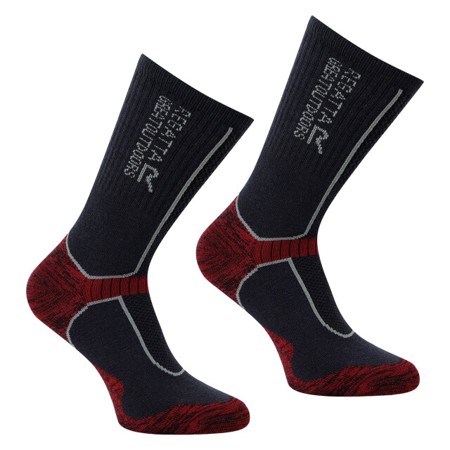 Regatta Heren merino wollen wandelsokken UTRG12296_darkgreyriored large