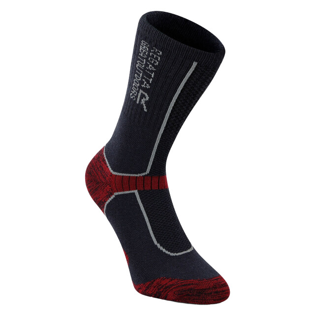 Regatta Heren merino wollen wandelsokken UTRG12296_darkgreyriored large