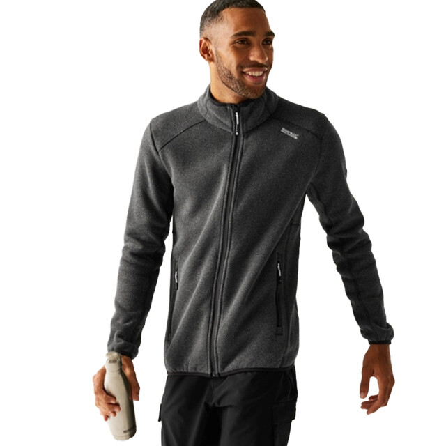Regatta Heren torrens full zip fleecejack UTRG12253_black large