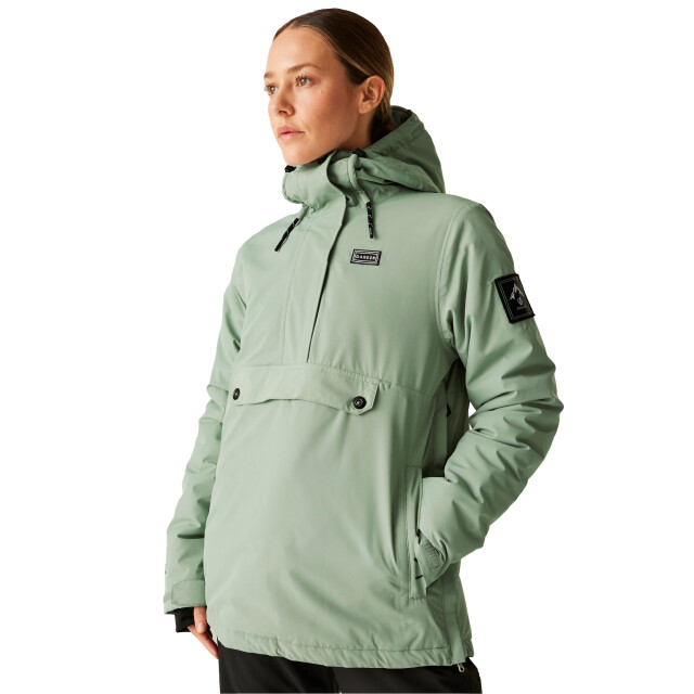 Dare2b Dames snowburst ii overhead ski jas UTRG12244_glaciergreen large