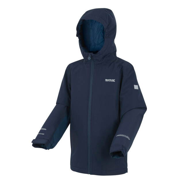Regatta Hurdle geïsoleerde waterdichte jas voor kinderen UTRG12234_navymoonlightdenim large