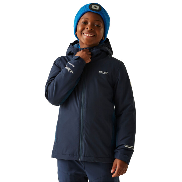 Regatta Hurdle geïsoleerde waterdichte jas voor kinderen UTRG12234_navymoonlightdenim large