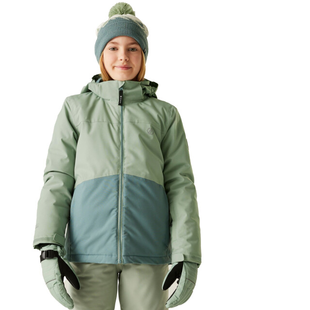 Dare2b Kinder/kids send it! ski jas UTRG12213_glaciergreenelementgrey large