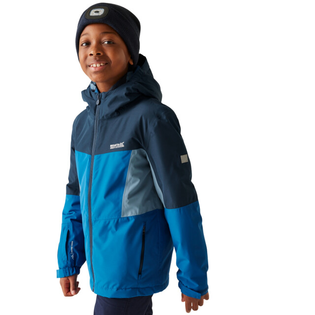 Regatta Kinderen/kinderen beamz geïsoleerde waterdichte jas UTRG12214_navyblue large