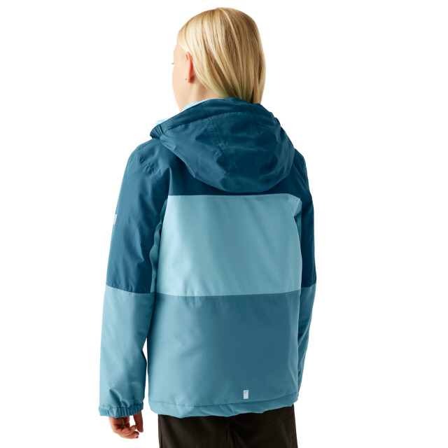 Regatta Kinderen/kinderen beamz geïsoleerde waterdichte jas UTRG12214_blue large