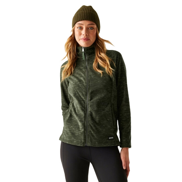 Regatta Dames mayse full zip fleecejack UTRG12249_darkkhaki large