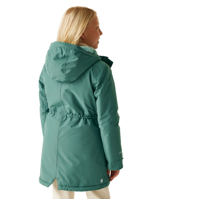 Regatta Valenta waterdichte jas voor kinderen/kinderen UTRG12224_greenhaze large