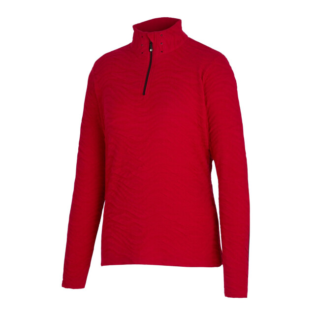 Dare2b Dames glamourize iii quilted quarter zip midlayer UTRG12284_truered large