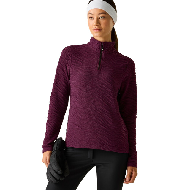 Dare2b Dames glamourize iii quilted quarter zip midlayer UTRG12284_fig large
