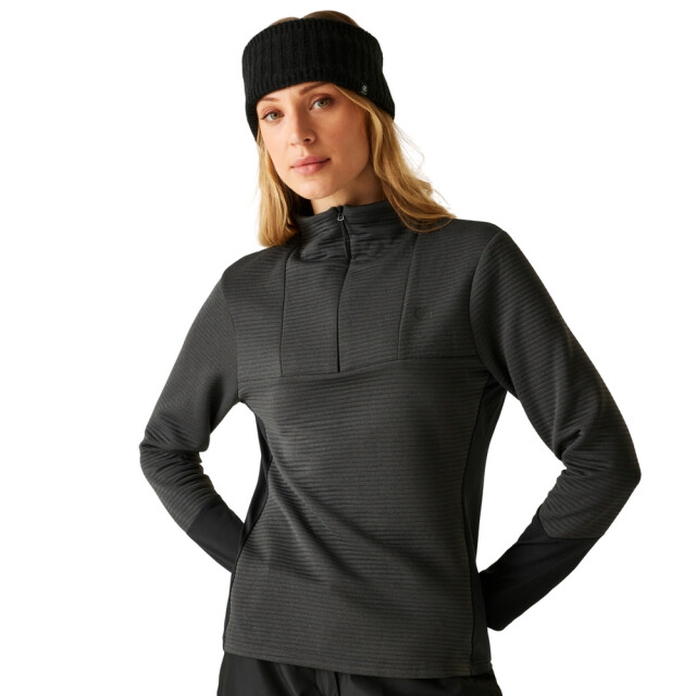 Dare2b Dames core stretch quarter zip midlayer UTRG12307_black large