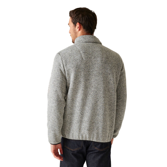 Regatta Heren barlee marl full zip fleecejack UTRG12185_silvergrey large
