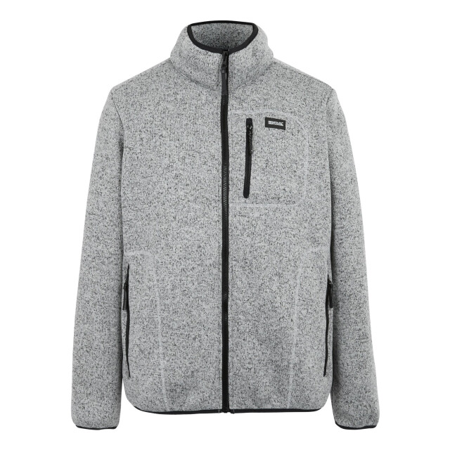 Regatta Heren barlee marl full zip fleecejack UTRG12185_silvergrey large