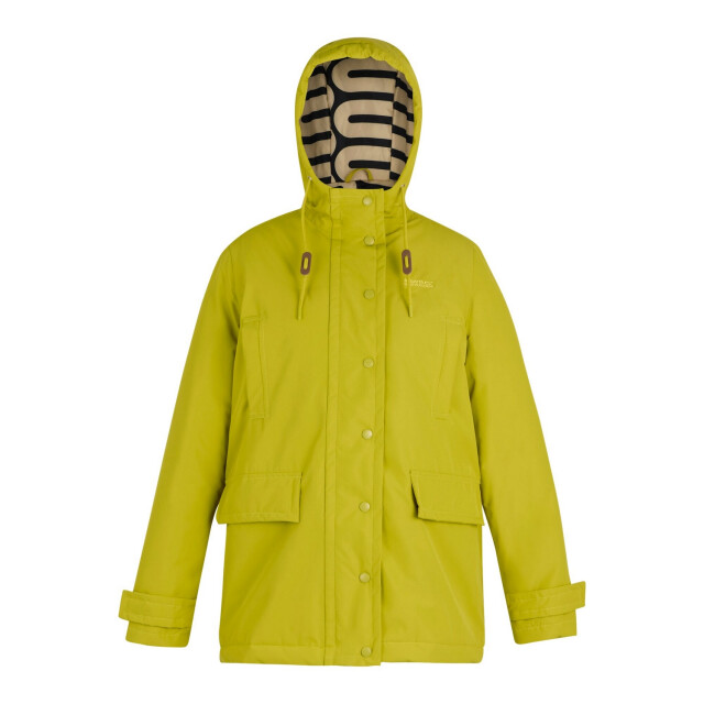 Regatta Dames orla kiely effen halflang waterdicht jasje UTRG12199_antiquemoss large