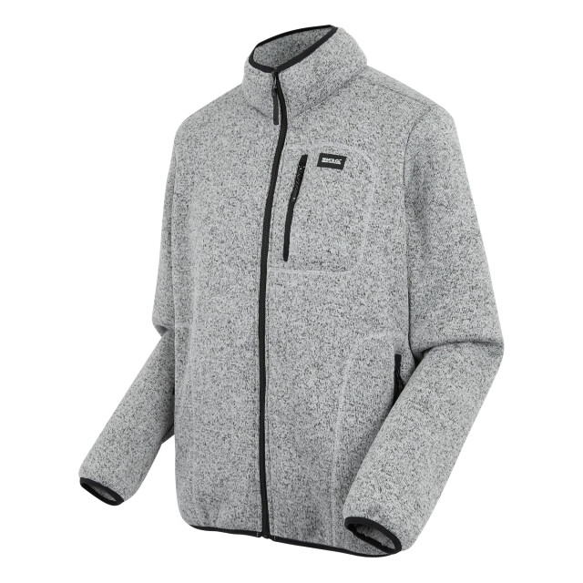Regatta Heren barlee marl full zip fleecejack UTRG12185_silvergrey large