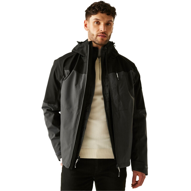 Regatta Heren wentwood 3 in 1 jas UTRG12235_ashgrey large Regatta Heren wentwood 3 in 1 jas UTRG12235_ashgrey large