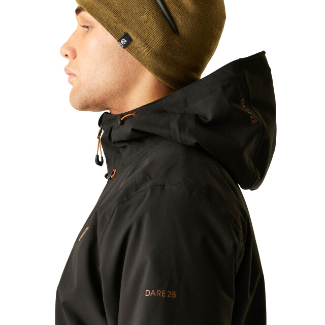 Dare2b Heren torrek blazen geïsoleerde waterdichte ski jas UTRG12170_black large